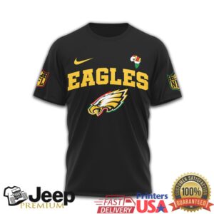 Philadelphia Eagles Black History Month Commemorative T Shirt Road to 100 Years Philadelphia Eagles Black History Month Commemorative T Shirt Road to 100 Years