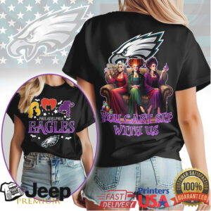 Philadelphia Eagles Halloween Shirt Hocus Pocus Sisters You Can't Sit With Us