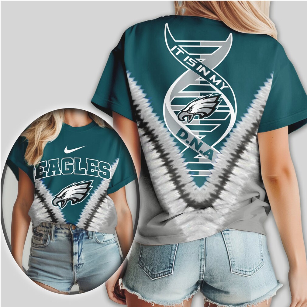 Philadelphia Eagles “It Is In My DNA” Midnight Green Tie Dye Women’s T Shirt Philadelphia Eagles “It Is In My DNA” Midnight Green Tie Dye Women’s T Shirt