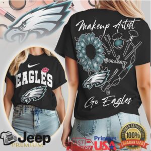 Philadelphia Eagles Makeup Artist Sunflower Cosmetics Fan Women’s T Shirt Philadelphia Eagles Makeup Artist Sunflower Cosmetics Fan Women’s T Shirt