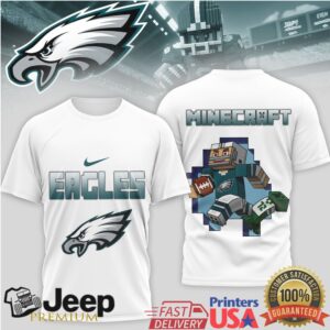 Philadelphia Eagles Minecraft Character Youth & Adult Tee