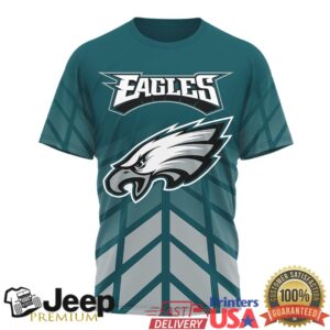 Philadelphia Eagles NFL FLAG Play Football Sublimated T Shirt Philadelphia Eagles NFL FLAG Play Football Sublimated T Shirt