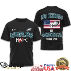 Philadelphia Eagles “No Kings In America” 1776 Graphic Tee Philadelphia Eagles “No Kings In America” 1776 Graphic Tee