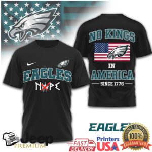 Philadelphia Eagles “No Kings In America” 1776 Graphic Tee