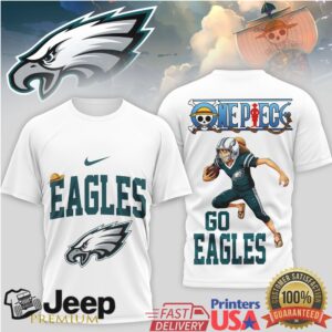 Philadelphia Eagles One Piece Anime Design Football Fan Apparel Philadelphia Eagles One Piece Anime Design Football Fan Apparel