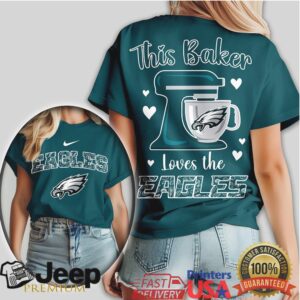 Philadelphia Eagles This Baker Loves The Eagles Football Baking T Shirt Philadelphia Eagles This Baker Loves The Eagles Football Baking T Shirt