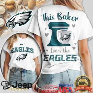 Philadelphia Eagles This Baker Loves The Eagles Football Baking T Shirt