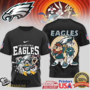 Philadelphia Eagles x Looney Tunes Bugs Bunny & Taz Mashup Tee