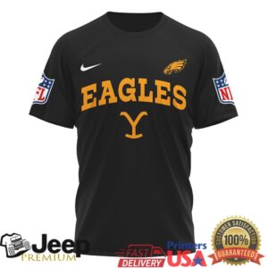 Philadelphia Eagles x Yellowstone Dutton Ranch Montana Western NFL T Shirt