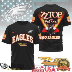 Philadelphia Eagles x ZZ Top Rock Music Fan 3D Print Fan Jersey