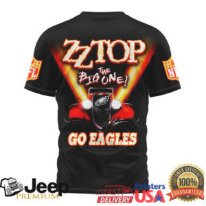 Philadelphia Eagles x ZZ Top Rock Music Fan 3D Print Fan Jersey