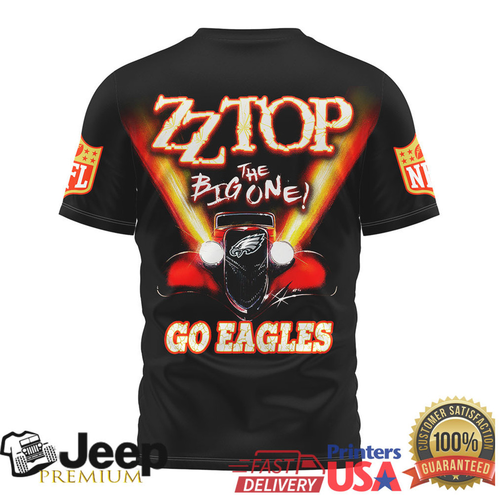 Philadelphia Eagles x ZZ Top Rock Music Fan 3D Print Fan Jersey Philadelphia Eagles x ZZ Top Rock Music Fan 3D Print Fan Jersey