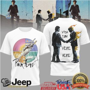 Pink Floyd “Wish You Were Here” Vintage Art White Sweatshirt