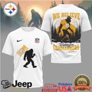 Pittsburgh Steelers Bigfoot We Believe Sasquatch Football T Shirt Pittsburgh Steelers Bigfoot We Believe Sasquatch Football T Shirt