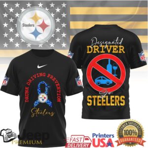 Pittsburgh Steelers Drunk Driving Prevention Designated Driver Shirt