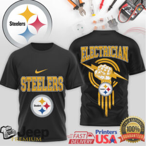 Pittsburgh Steelers Electrician T Shirt Steel City Sparky Graphic Shirt