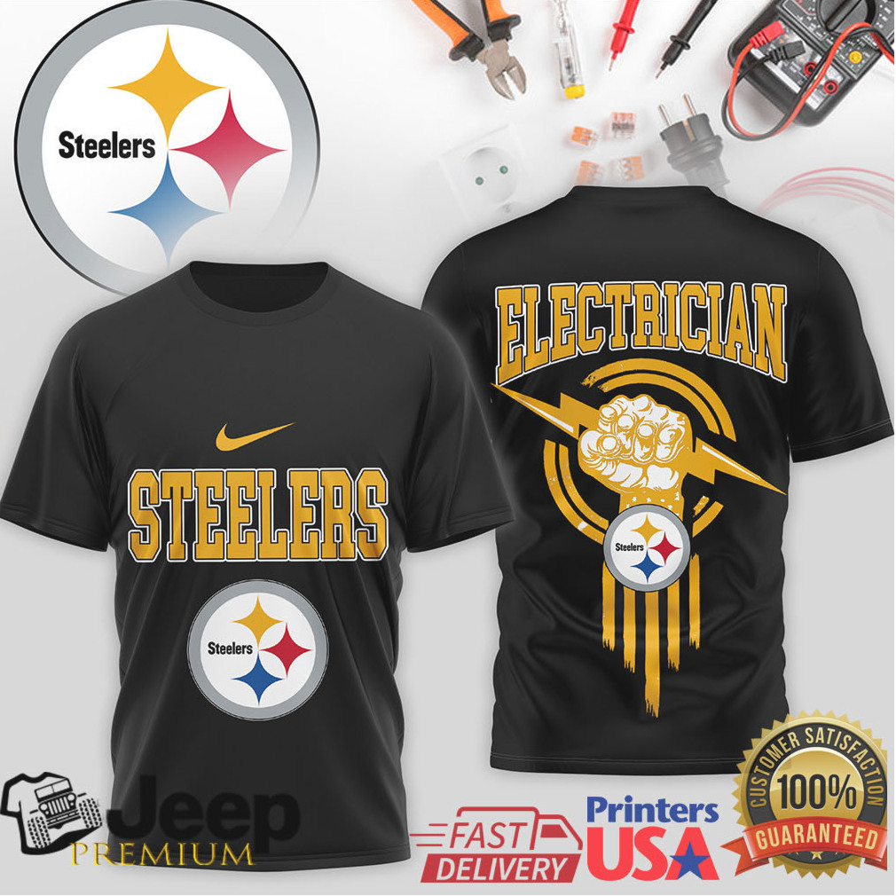 Pittsburgh Steelers Electrician T Shirt Steel City Sparky Graphic Shirt Pittsburgh Steelers Electrician T Shirt Steel City Sparky Graphic Shirt