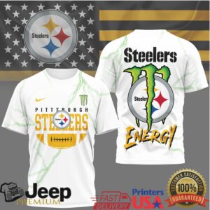 Pittsburgh Steelers Energy Monster Lightning Strike T Shirt
