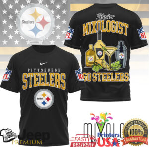 Pittsburgh Steelers Master Mixologist Cocktail Fan Spirit T Shirt