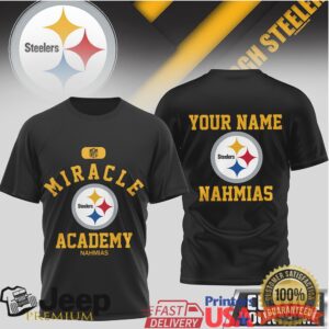 Pittsburgh Steelers Miracle Academy Custom Name Fan T Shirt Pittsburgh Steelers Miracle Academy Custom Name Fan T Shirt