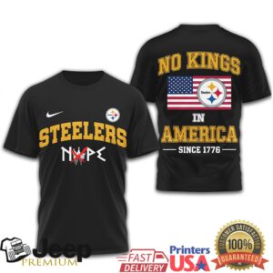 Pittsburgh Steelers “No Kings In America” Independence T Shirt Pittsburgh Steelers “No Kings In America” Independence T Shirt
