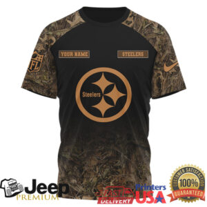 Pittsburgh Steelers Personalized Camo Hunting Season 3D T Shirt