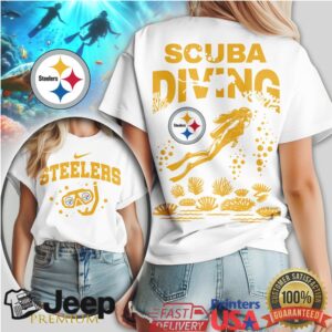 Pittsburgh Steelers Scuba Diving Underwater Graphic Tee NFL Fan Apparel Pittsburgh Steelers Scuba Diving Underwater Graphic Tee NFL Fan Apparel
