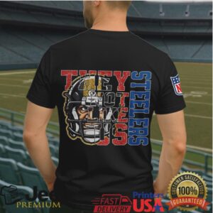 Pittsburgh Steelers They Not Like Us Retro Helmet T Shirt Pittsburgh Steelers They Not Like Us Retro Helmet T Shirt