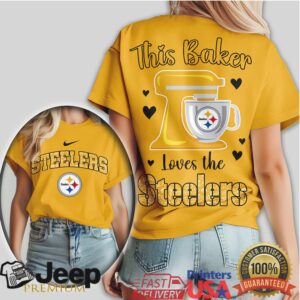 Pittsburgh Steelers This Baker Loves The Steelers Custom Kitchen Fan Shirt Pittsburgh Steelers This Baker Loves The Steelers Custom Kitchen Fan Shirt