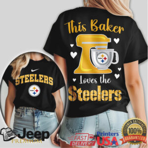 Pittsburgh Steelers This Baker Loves The Steelers Custom Kitchen Fan Shirt