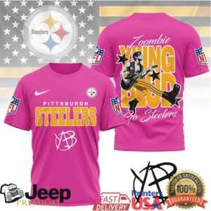 Pittsburgh Steelers Yungblud Zombie Rock Graphic T Shirt