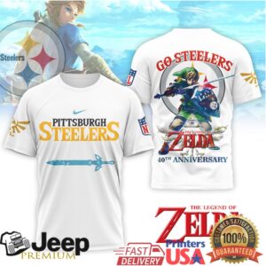 Pittsburgh Steelers x The Legend of Zelda Link 40th Anniversary T Shirt Pittsburgh Steelers x The Legend of Zelda Link 40th Anniversary T Shirt