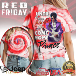 Prince Musician R.E.D. Friday “Until They All Come Home” Graphic Shirt