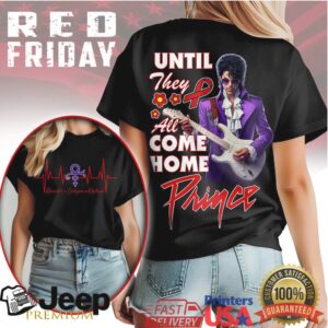 Prince Musician R.E.D. Friday “Until They All Come Home” Graphic Shirt