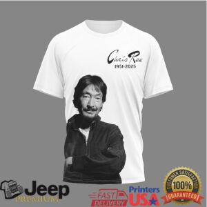 RIP Chris Rea 1951 2025 “With A Thousand Memories” Tribute White T Shirt RIP Chris Rea 1951 2025 “With A Thousand Memories” Tribute White T Shirt