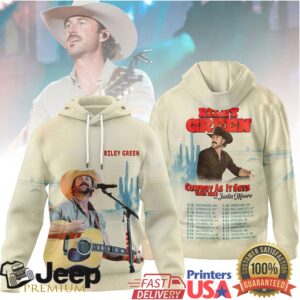 Riley Green Cowboy As It Gets Tour 2026 with Justin Moore T Shirt Riley Green Cowboy As It Gets Tour 2026 with Justin Moore T Shirt