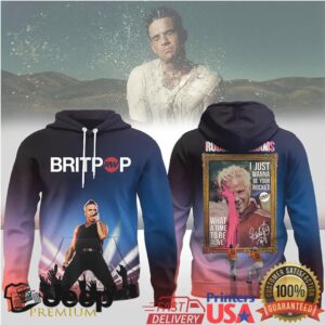 Robbie Williams Britpop “I Just Wanna Be Your Rocket” Apparel Robbie Williams Britpop “I Just Wanna Be Your Rocket” Apparel