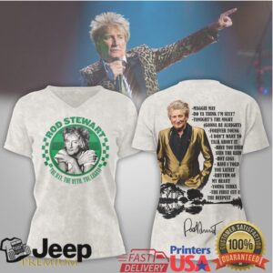 Rod Stewart “The Man, The Myth, The Legend” Signature T Shirt Rod Stewart “The Man, The Myth, The Legend” Signature T Shirt