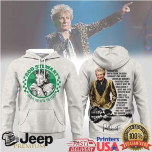 Rod Stewart “The Man, The Myth, The Legend” Signature T Shirt