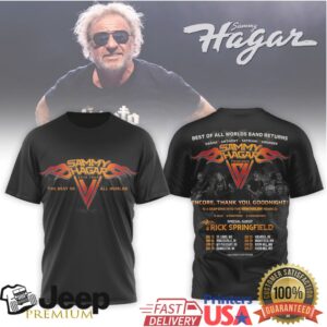 Sammy Hagar The Best of All Worlds Tour 2024 Concert Apparel