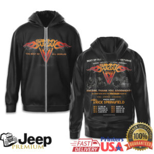 Sammy Hagar The Best of All Worlds Tour 2024 Concert Apparel