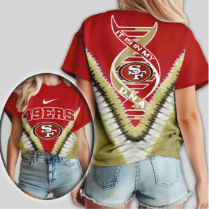 San Francisco 49ers It Is In My DNA Gold V Pattern Graphic T Shirt San Francisco 49ers It Is In My DNA Gold V Pattern Graphic T Shirt