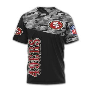 San Francisco 49ers NFL Veteran Awareness Camo Shirt End Veteran Suicide 22 A Day San Francisco 49ers NFL Veteran Awareness Camo Shirt End Veteran Suicide 22 A Day