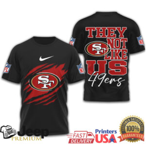 San Francisco 49ers “They Not Like Us” Graphic Sport Tee