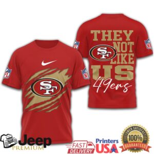 San Francisco 49ers “They Not Like Us” Graphic Sport Tee
