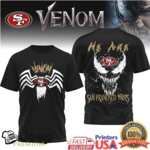 San Francisco 49ers Venom Symbiote “We Are” NFL Graphic T Shirt