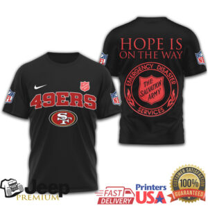 San Francisco 49ers x Salvation Army “Hope Is On The Way” Charity T Shirt