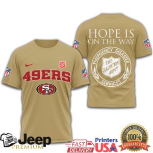 San Francisco 49ers x Salvation Army “Hope Is On The Way” Charity T Shirt