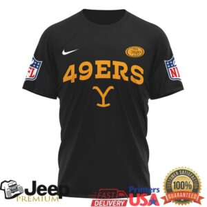 San Francisco 49ers x Yellowstone Dutton Ranch Western Montana NFL T Shirt
