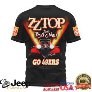 San Francisco 49ers x ZZ Top “Eliminator” Style Vintage Graphic T Shirt